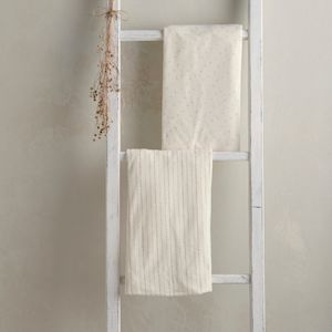 Baby Bassinets Bedside Cribs: Mamas and Papas Lua Bedside Crib Oatmeal Sheets - 2 Pack