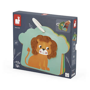 Janod Baby Toddler Collection: Janod Savannah Tactile Cards