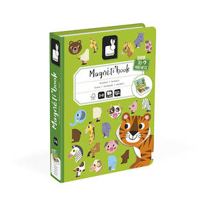 Janod Magnetics Games Collection: Janod Animals Magnetibook