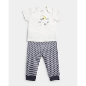 2 4 Years Clothing: Mamas and Papas Space PJ's - 2 Piece Set