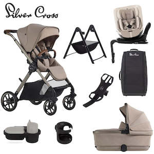 Stroller Bundles: Silver Cross Reef 2 Ultimate Bundle with Motion2 Car Seat - Pick from Frappe, Espresso & Ganache Reef 2 **PRE-ORDER, everything will ship LATE MARCH**