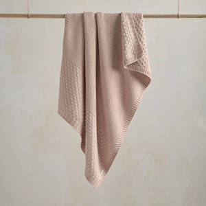 Elephant Nursery Theme: Mamas and Papas Bubble Pink Knitted Blanket