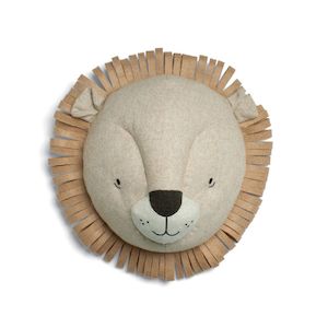 Mamas and Papas Born to Be Wild Lion Head Wall Art