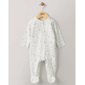 End Of Season Sale: Mamas and Papas Scatter Spot Onesie with Zip