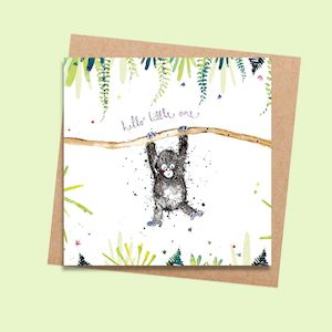 Cards Gift Wrapping: Gorilla Little One Gift Card