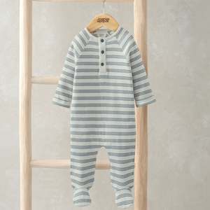 Mamas and Papas Ribbed Stripe Onesie