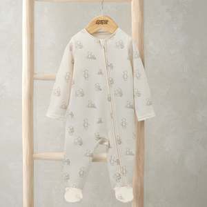 Mamas and Papas Bear Onesie with Zip