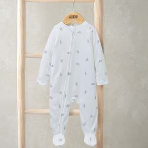 All In Ones: Mamas and Papas Bunny Onesie with Zip