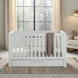 Mamas and Papas Franklin White Wash Cot