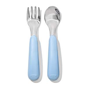 Eos Nursery: Oxo Tot Fork & Spoon Set - Dusk