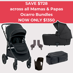 Stroller Bundles: Mamas and Papas Ocarro 2 Stroller + Carrycot - Eclipse