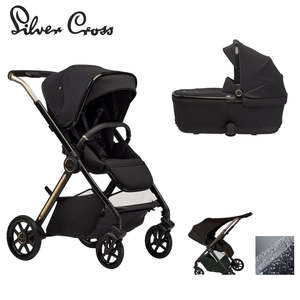 Silver Cross Reef 2 Stroller + Carrycot - Ganache