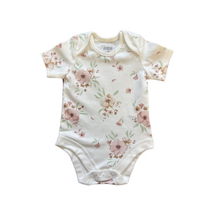 Eos 9 12 Months: Mamas and Papas Floral Short Sleeve Bodysuit