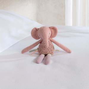 Mamas and Papas Soft Activity Toy Beanie - Edie Elephant