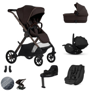 Silver Cross Reef 2 Stroller Ultimate 360 Family Car Seat Bundle - Ganache *Pre-&hellip;
