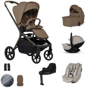 Silver Cross Breez Lightweight Stroller Ultimate 360 Family Car Seat Bundle - Ma&hellip;