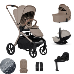 Silver Cross Breez Lightweight Stroller Ultimate 360 Car Capsule Bundle - Champa&hellip;