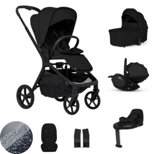 Silver Cross Breez Lightweight Stroller Ultimate 360 Car Capsule Bundle  - Onyx &hellip;