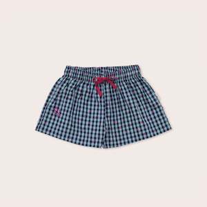 General: OLIVE AND THE CAPTAIN - GINGHAM BOWS WIDE SHORTS