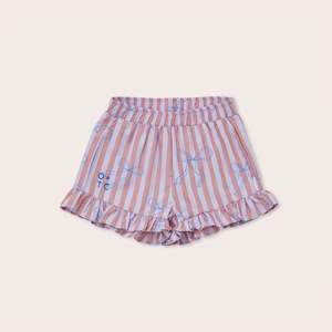General: OLIVE AND THE CAPTAIN - BLUE BOWS CARLA FRILL SHORTS