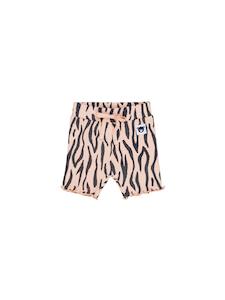 Wear: HUXBABY TIGER RIB SHORT WITH LETTUCE EDGE IN PEACH