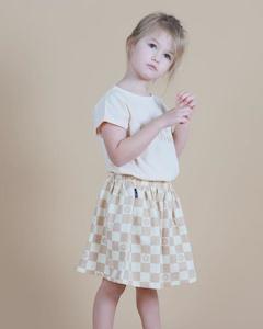 Tiny Tribe: TINY TRIBE - Daisy Check Skirt