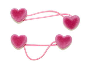 Goody Gumdrops: GOODY GUMDROPS VELVET HEART BOBBLES Lilac