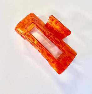 Goody Gumdrops: ACETATE RECTANGLE CLAW- HONEY