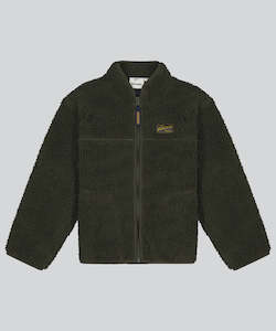 Jackets: SONNIE - OTTO FLEECE JACKET - OLIVE