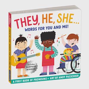 MUDPUPPY - They, He, She: Words For You And Me Board Book
