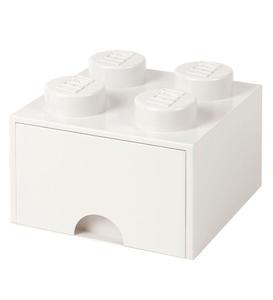 Lego: LEGO DESK DRAWER 4 KNOB LARGE - WHITE