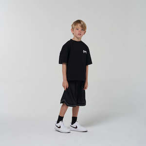 Crate: CRATE - KIDS B BALL MESH SHORTS - BLACK