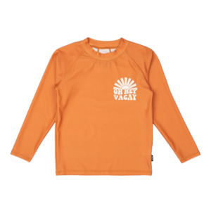 Specials Boys: ROCK YOUR KID Oh Hey Vacay Rashie - Orange