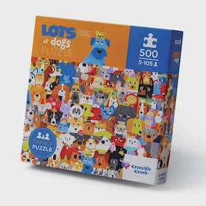 Crocodile Creek: CROCODILE CREEK- LOTS OF DOGS PUZZLE - 72pc