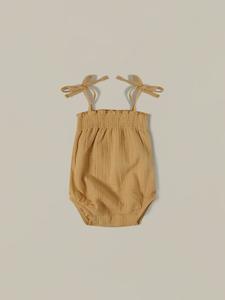 Organic Zoo: ORGANIC ZOO Spaghetti Bodysuit - Honey