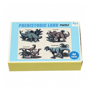 Games: REX LONDON - PREHISTORIC LAND MATCHBOX PUZZLE