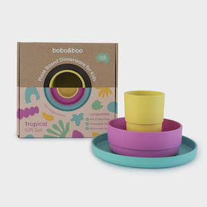 Bobo Boo: BOBO & BOO ECO DINNERWARE SET - Tropical
