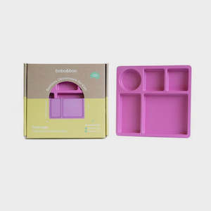 Bobo Boo: BOBO AND BOO - BAMBOO DIVIDER PLATE - ASSORTED COLOURS