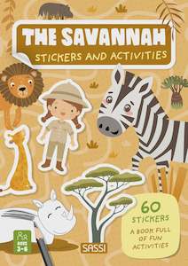 SASSI- THE SAVANNAH- STICKERS AND ACTIVITIES