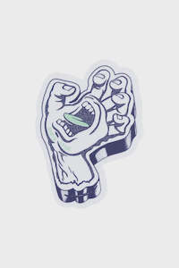 All: SANTA CRUZ - SCREAMING FOAM HAND STICKER DARK BLUE