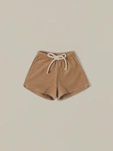 Organic Zoo: ORGANIC ZOO Rope Shorts - Gold Terry