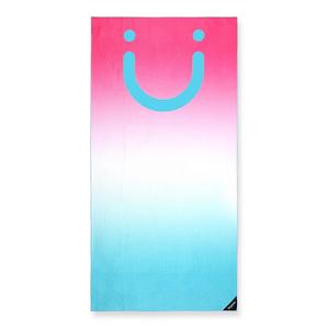Girls Swimwear 1: DRITIMES BEACH TOWEL- PINK/WHITE/BLUE FADE