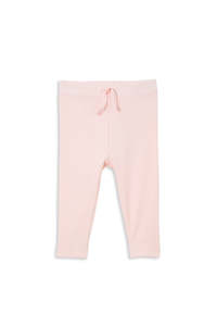 Milky: MILKY BABY - RIB PANT POWDER PINK