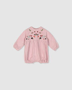 ALEX & ANT - BUNNY PLAYSUIT HAPPY PINK