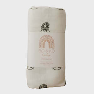 BO & KO - TIKI PĒPI WRAP GREEN