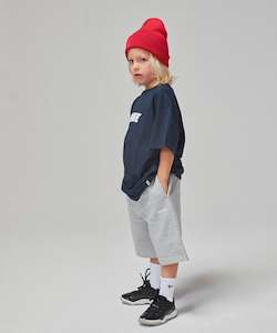 Sonnie: SONNIE - BAGGY EARL SHORT HEATHER GREY