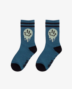 BAND OF BOYS - BLUE DRIPPIN SMILES SOCKS
