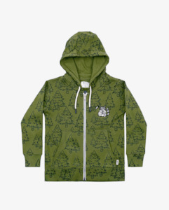 BAND OF BOYS - FOREST ON REPEAT ZIP HOOD