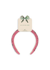 Jewellery 1: KONGES SLOJD - BEADED HAIRBRACE BUBBLEGUM