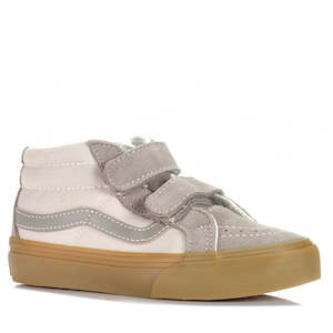 Vans Footwear: VANS - SK8 MID REISSUE V NEUTRAL BLOCK GRAY/GUM